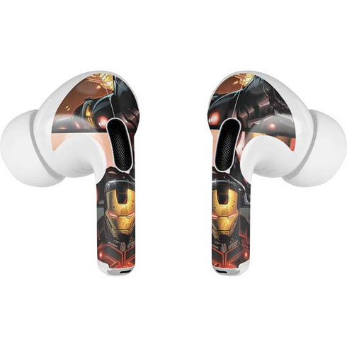 Marvel Iron Man Three Panel AirPods Skins